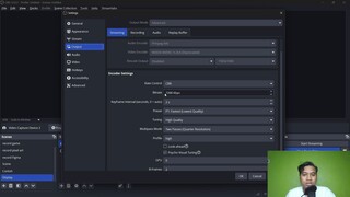 Setting OBS untuk LiveStream dan Recording