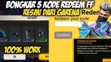 BONGKAR 5 KODE REDEEM FREE FIRE TERBARU 2022