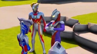 The three big Ultramen gathered the three small Ultramen together, what on earth are they going to d