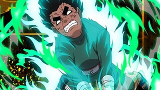 Rock lee menunjukan kekuatan nya