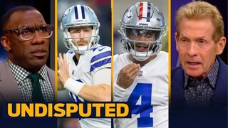 UNDISPUTED | Skip Bayless reacts Cooper Rush UNDEFEATED, 5-0 as starter. Is Dak era over in Dallas?