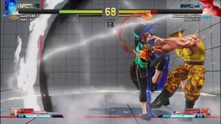 ストリートファイター5　世界1位あきら　トリプルエリアル32Hitコンボ
