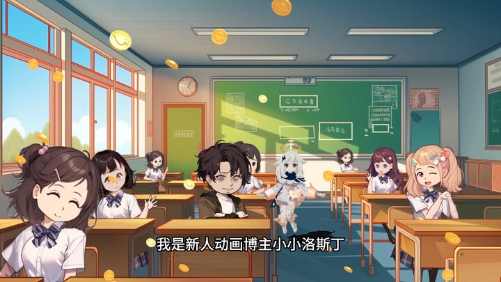 初次见面，我是动画新人博主“小小洛斯丁”，还请各位多多包容哦~