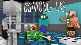 Monster School : AMONG US CHALLENGE - Minecraft Animation