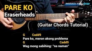 Pare Ko - Eraserheads (1993) Easy Guitar Chords Tutorial with Lyrics Part 2 SHORTS REELS