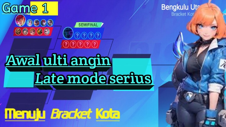 Beatrix Mode Shotgun 😈⚔️⚔️ Awal ulti angin, Late mode serius |Menuju Bracket Kota |MLBB Rising Open