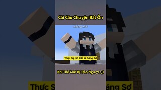 Khi Thế Giới Minecraft Bị Đảo Ngược Bất Ổn 🤣 #shorts