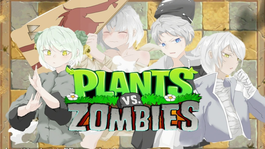 Download wallpaper girls the game anime anime boys Katkat Plants vs  Zombies Plants vs Zombies section miscellanea in resolution 640x1136