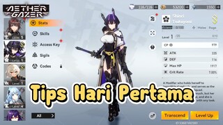 Lakukan Ini Di Hari Pertama Jika Ingin Fokus Main! | Aether Gazer Guide