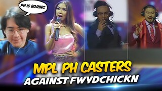 MPL PH CASTERS FIRES BACK at FWYDCHICKN STATEMENT and FWYDCHICKN REACTION to THIS . . . 🤯