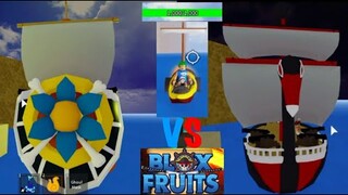 Swan VS. Flower(Thousand Sunny)|Which Luxury Ship is better|How to Unlock in Blox Fruits