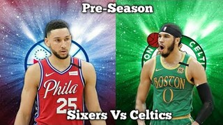 Boston Celtics Vs Philadelphia 76ers Lineup and Stats Comparison Pre-Season