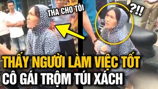 2 Vợ chồng đang giúp người GẶP NẠN, 1 chị gái nhanh tay mở cửa OTO TRỘM TÚI XÁCH lên xe PHÓNG THẲNG