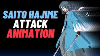 Fate Grand Order | Saito Hajime - Attack/Noble Phantasm Animation Showcase