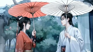 Listening Snow Tower Ajing fight scene in the rain animation version