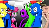 RAINBOW FRIENDS vs POPPY PLAYTIME !! (Animación)