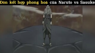 Đòn kết hợp phong hảo của Naruto vs Sasuke#anime#edit#Naruto