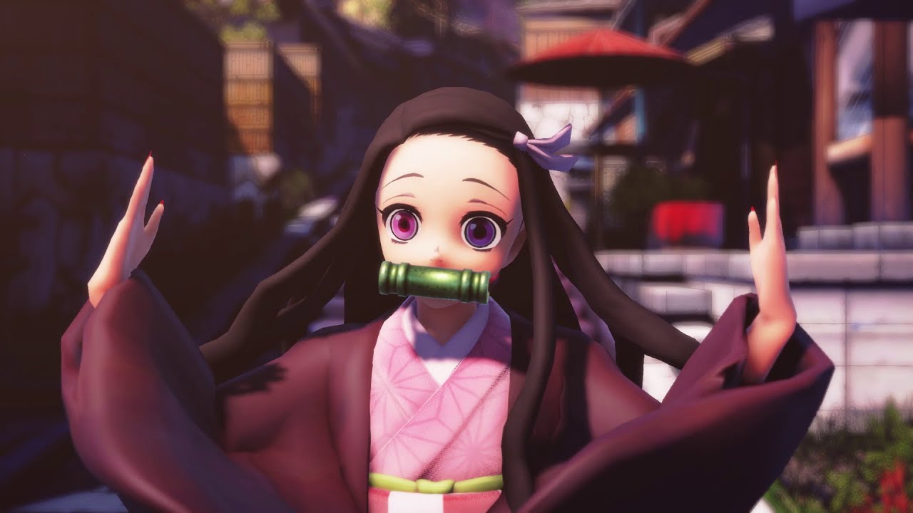 鬼滅のmmd 禰豆子 橙ゲノム Bilibili