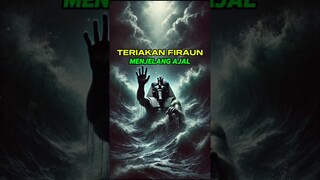 Teriakan Firaun Menjelang Ajal.