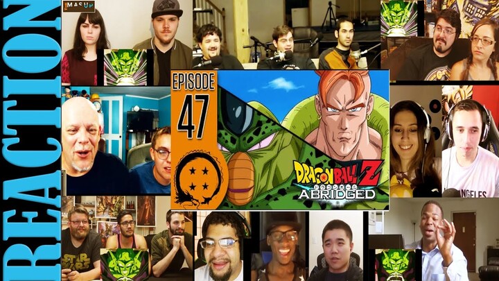 DragonBall Z Abridged: Episode 47 - TeamFourStar (TFS) REACTIONS MASHUP