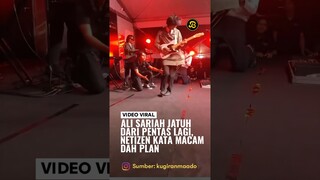 DAH DUA KALI JATUH DARI PENTAS SEBAB PENING, GIMIK ALI SARIAH BUAT PEMINAT RISAU