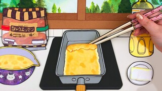 【动画吃播】日式早餐烹饪动画 ASMR mukbang ｜ PUNIME