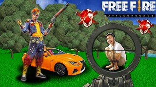 HỌC BẮN KÉO TÂM BẰNG SHOTGUN SĂN HEADSHOT CỰC DỄ TRONG FREE FIRE | Thử Thách SlenderMan