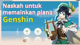 Naskah untuk memainkan piano