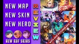 LESREVIEW : UPCOMING SKINS/HEROES/MAP : WITH PICTURES VIDEOS AND MORE