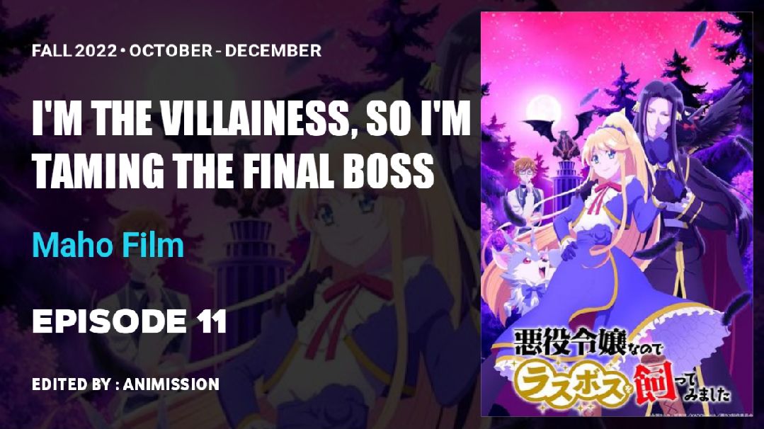 Watch I'm the Villainess, So I'm Taming the Final Boss season 1 episode 11  streaming online