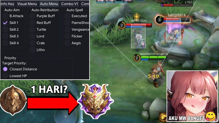 CHEAT ML 1HARI AUTO GLORY?