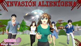 INVASIÓN EXTRATERRESTRE | Sakura School Simulator |•Mini película•|°Shortfilm°