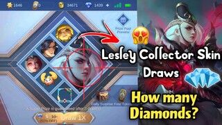 LESLEY COLLECTOR SKIN DRAW!❤️🔥HOW MANY DIAMONDS?!🤯FALCON MISTRESS❤️