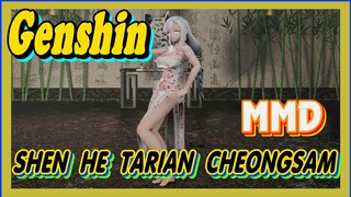 [Genshin, MMD] Tarian cheongsam Shen He