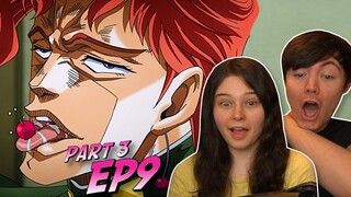 I'M NEVER EATING CHERRIES AGAIN!!! Jojo's Bizarre Adventure Part 3 Ep 9 REACTION & REVIEW!!