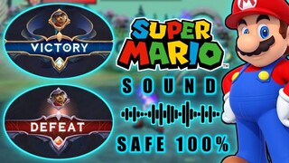 SuperMario Victory and Defeat Sound Script | No Error and No Ban | Mobile Legends