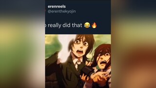 Porco 😂 attackontitanseason4 aot eren erenyeager levi leviackerman mikasa mikasaackerman armin jean pieck reiner