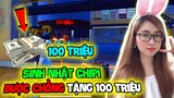 (Free Fire) - Sinh Nhật Chipi Được Chồng Tặng Cho 100 Triệu Khi Solo Squad Được Top 1 50 Kills