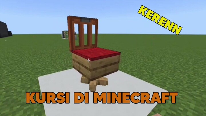 TUTORIAL MEMBUAT KURSI DI MINECRAFT