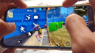 Realme narzo 20 pro free fire gameplay test 4 finger claw handcam m1887 onetap headshot 90HZ display