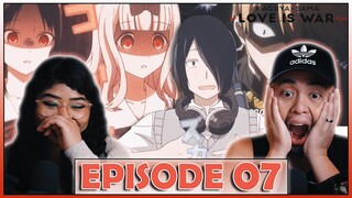 STOP TALKING DUDE! Kaguya Sama Love is War Season 1 Episode 7 Reaction