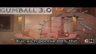 XÚC XÍCH PONNIE 88% THỊT (Gumball ver.)