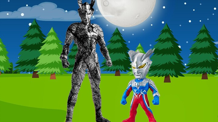 [Ultraman Short Story] Ultraman Zero lost his energy and turned into stone. How can little Ultraman 