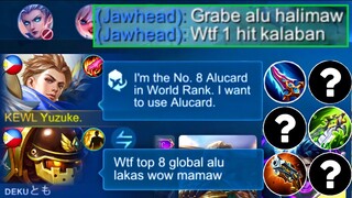 TOP GLOBAL ALUCARD + NEW ALUCARD 1 HIT HACK BUILD = EASY WIN! (Teammates Shocked To My Damage!!!😱)