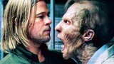 Brad Pitt VS Zombies | World War Z Best Scenes 🌀 4K