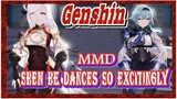 [Genshin  MMD]  Shen He dances so excitingly!