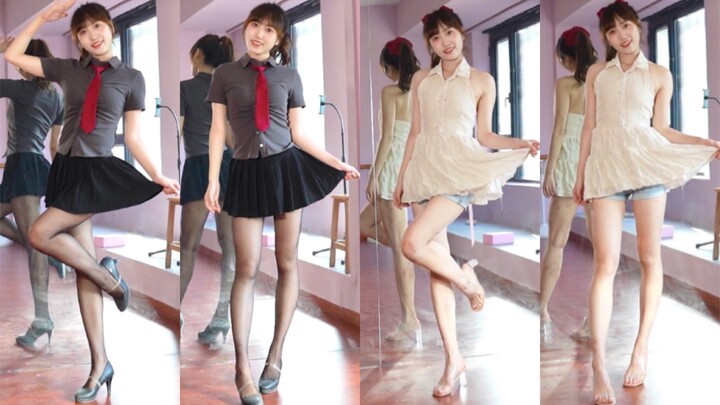 So sweet! Which one do you choose, the fleshy school girl and the school sister? Let's go!