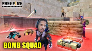 BOMB SQUAD 2 VS 5 (AJJUBHAI & AMITBHAI) OP GAMEPLAY - GARENA FREE FIRE