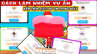 PLAY TOGETHER | HƯỚNG DẪN LÀM "NHIỆM VỤ ẨN" KIẾM THÊM 2000 XU TIM MỖI NGÀY | FULL NHIỆM VỤ SỰ KIỆN