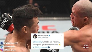 MMA Pros React to Brian Ortega Dominate Korean Zombie at UFC Fight Island 6
